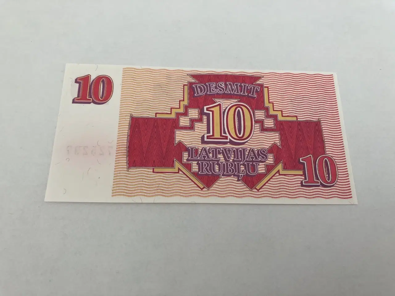 Billede 2 - 10 Rubli Latvia 1992