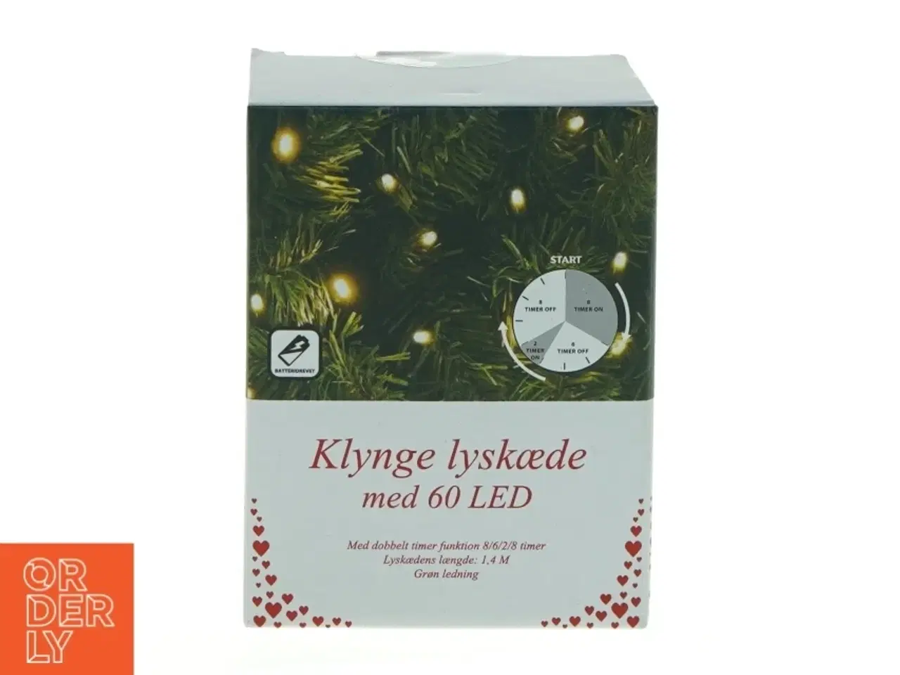 Billede 1 - LED Klynge Lyskæde (str. 12 x, 9 x 6 cm)