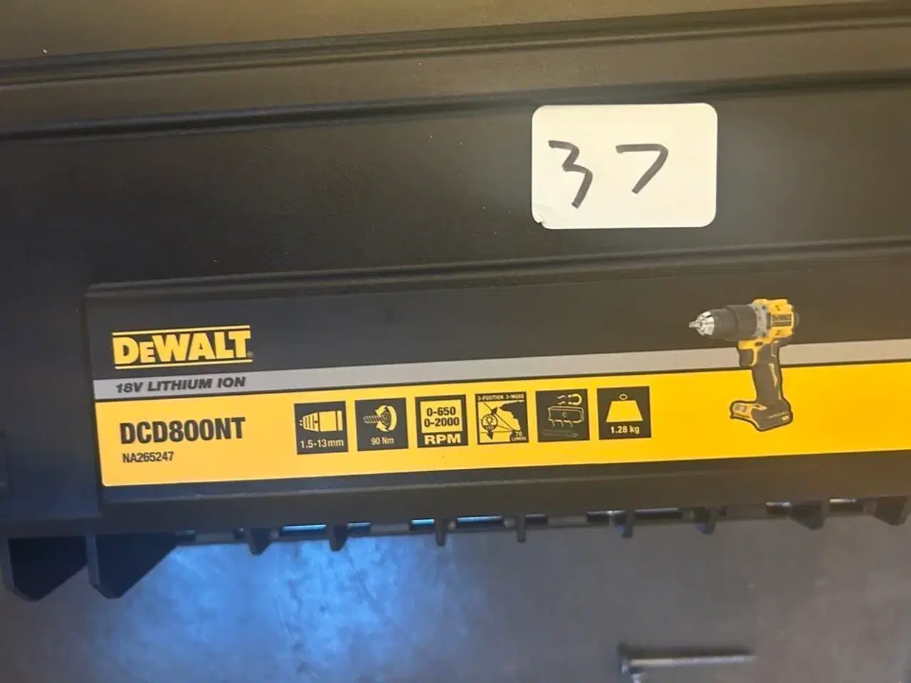 Billede 2 - DEWALT Bore-/skruemaskine DCD800NT