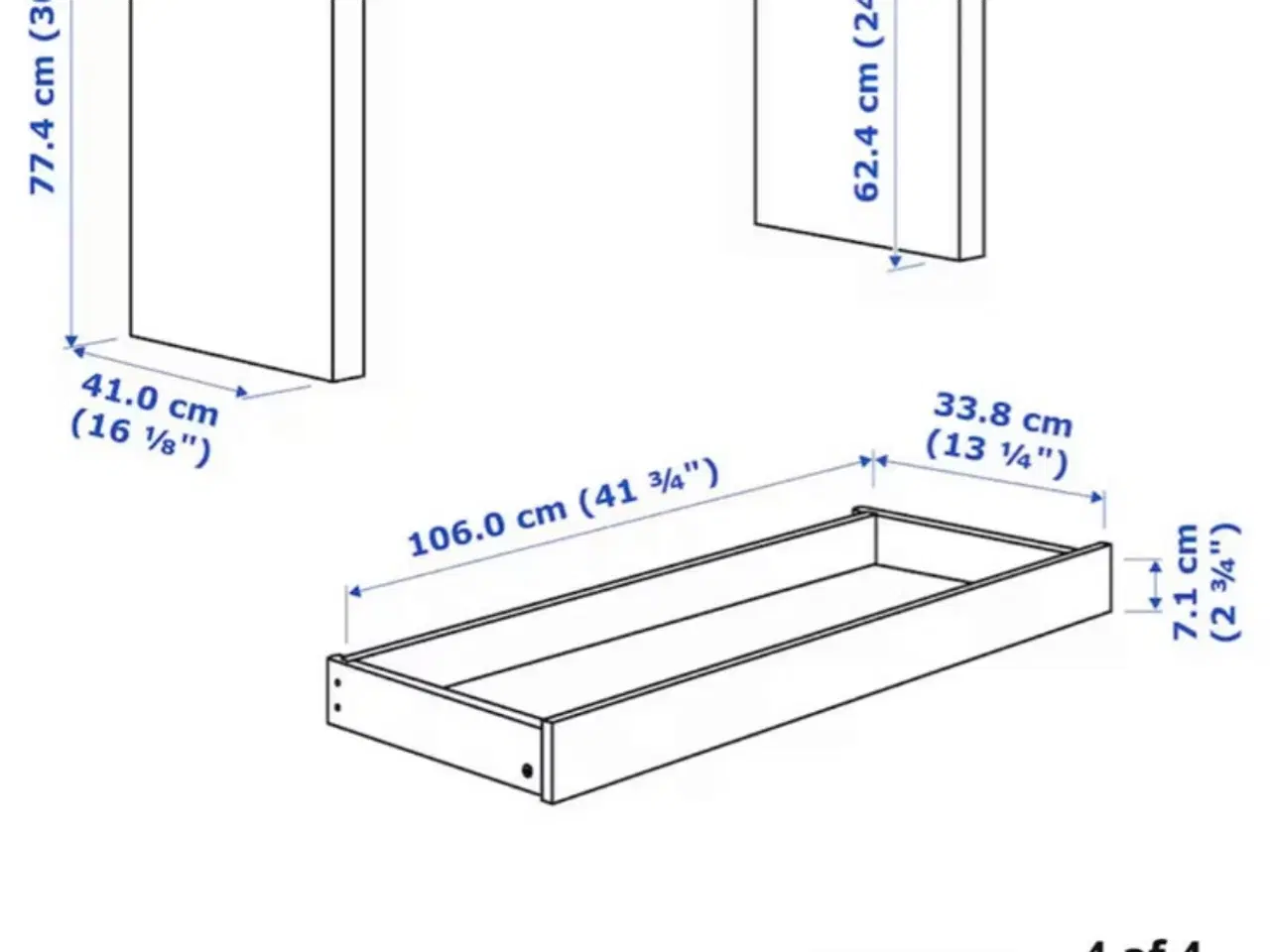 Billede 3 - Ikea Malm make-up bord