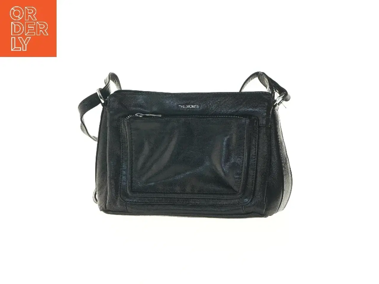 Billede 1 - Læder skuldertaske fra The Monte (str. 18x9x27 cm)