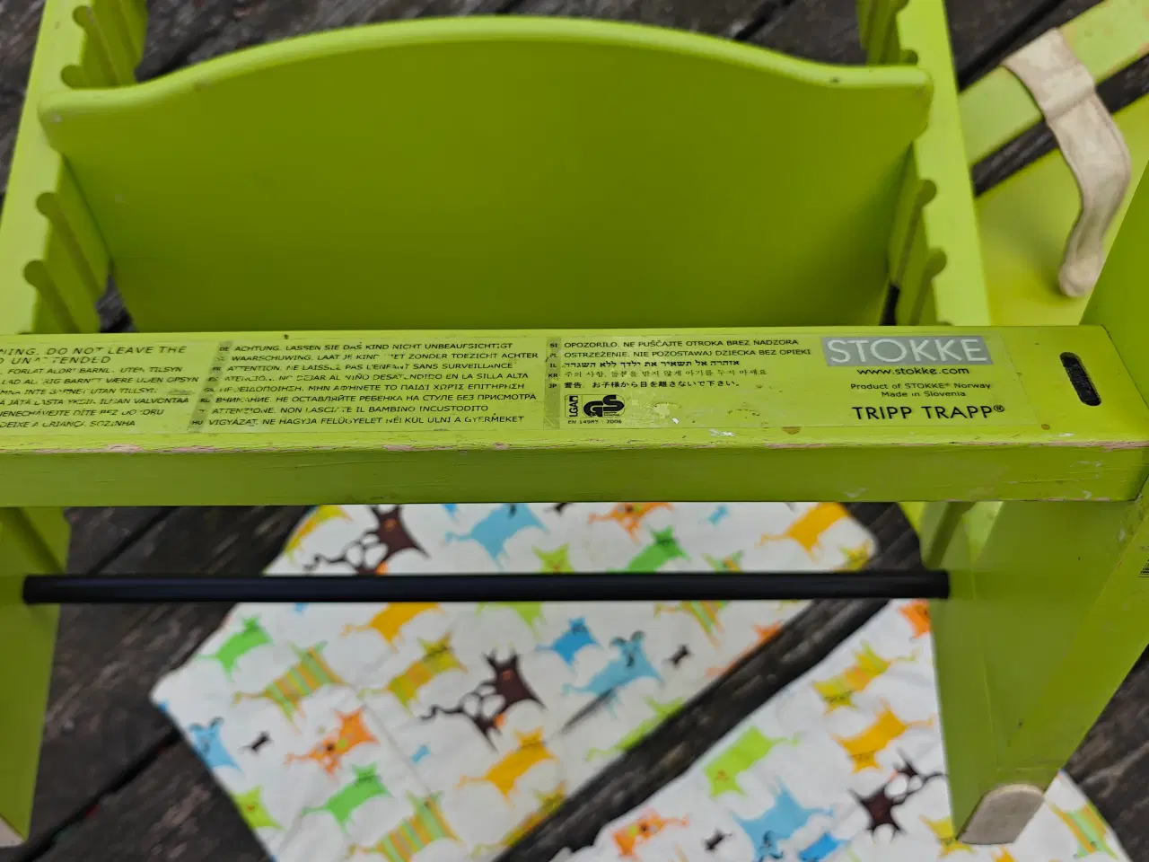 Billede 8 - Grøn Trip Trap / Tripp Trapp Stokke stol