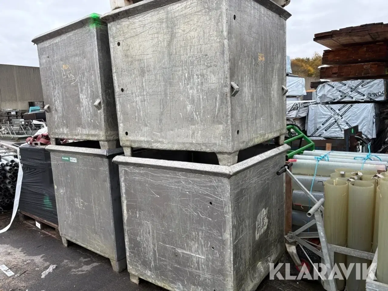 Billede 3 - Stål pallekasser HF Rustfri 4 styk