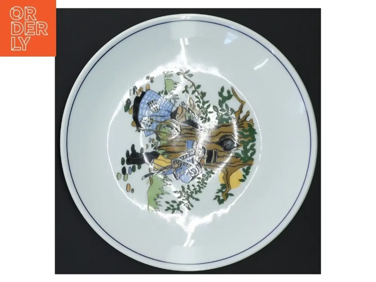 Billede 2 - Porcelænstallerken Fyrtøjet fra Kahla (str. Ø. 19,5 cm)