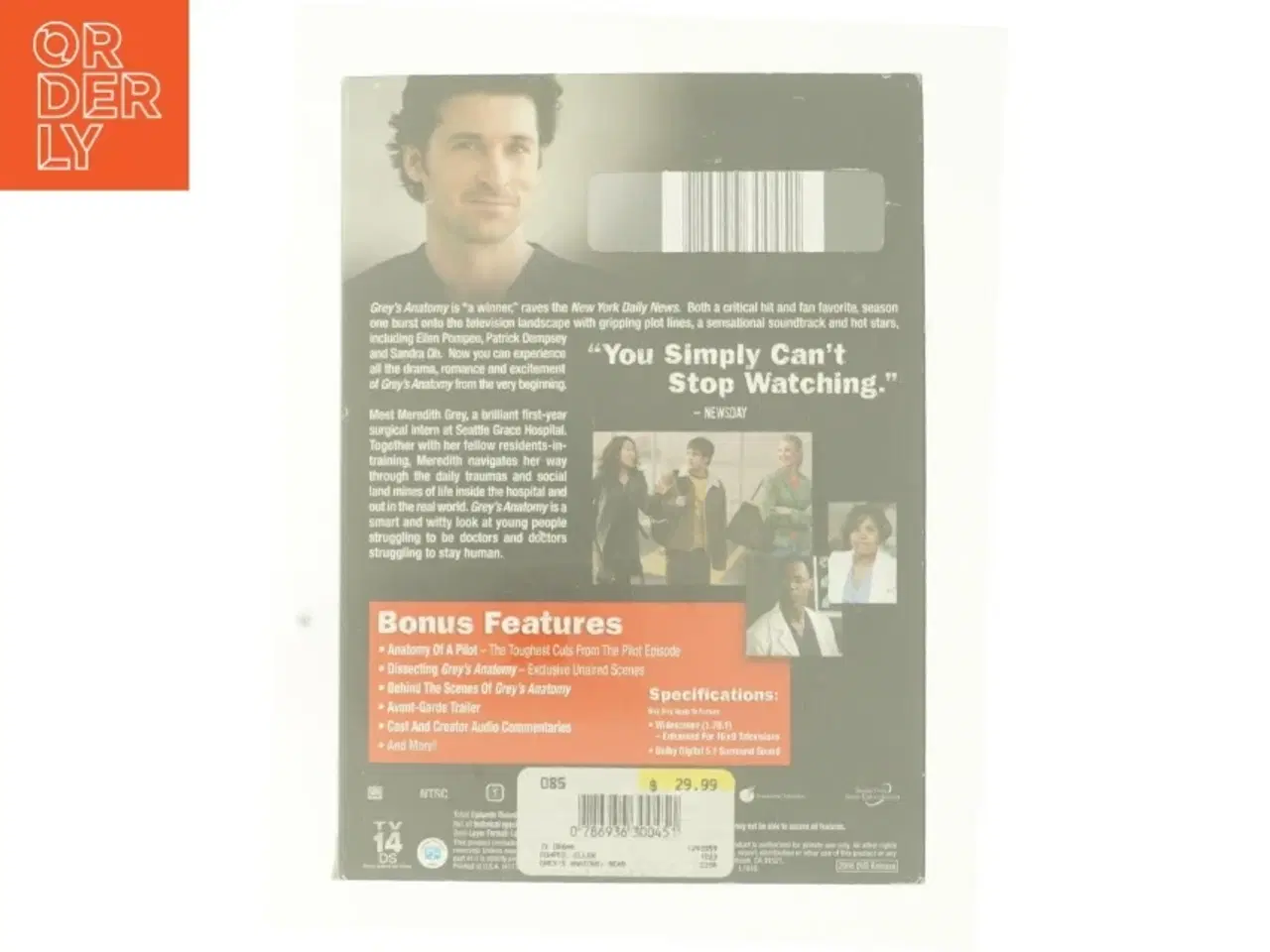 Billede 2 - Grey&#39;s Anatomy - Season 1 fra DVD