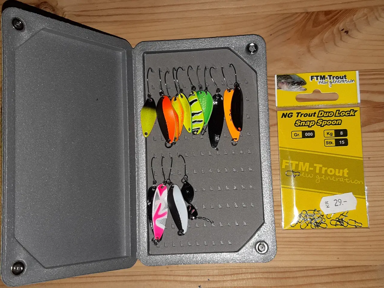Billede 3 - Micro blink 15 stk. med blinkboks og snap locks.