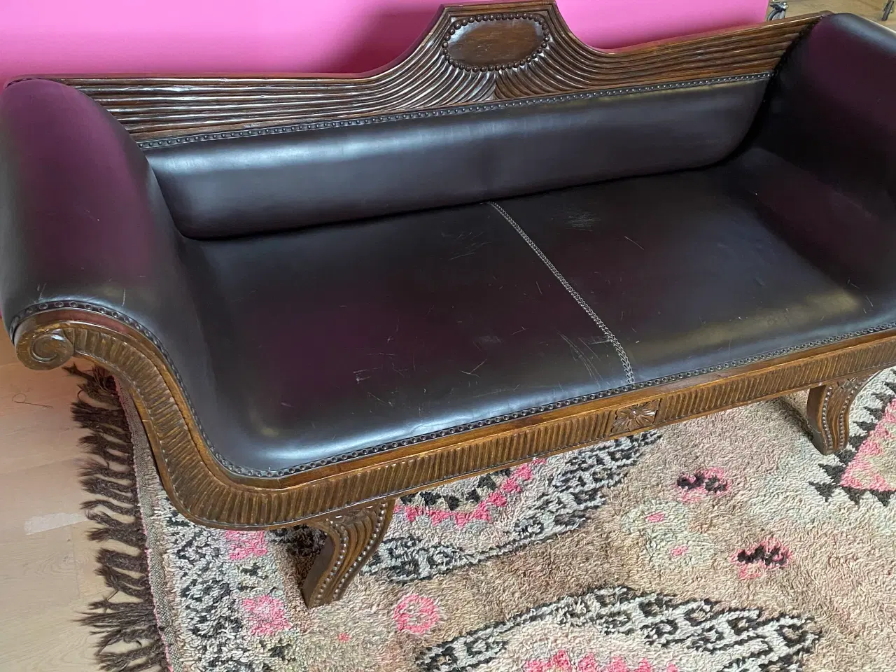 Billede 3 - Læder sofa 