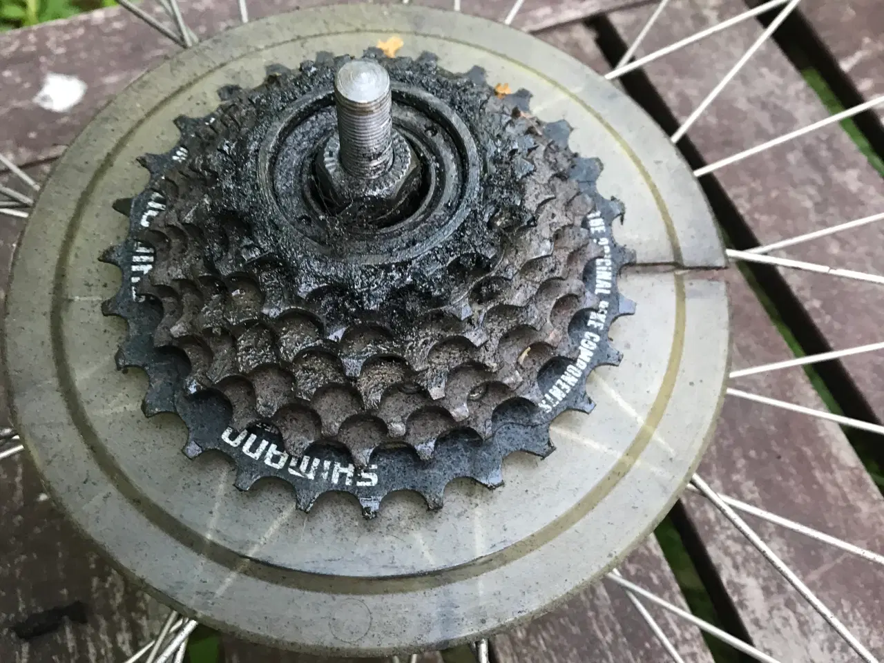 Billede 3 - Cykel Baghjul 28"med 7 Gear Kasette fra 21 Shimano
