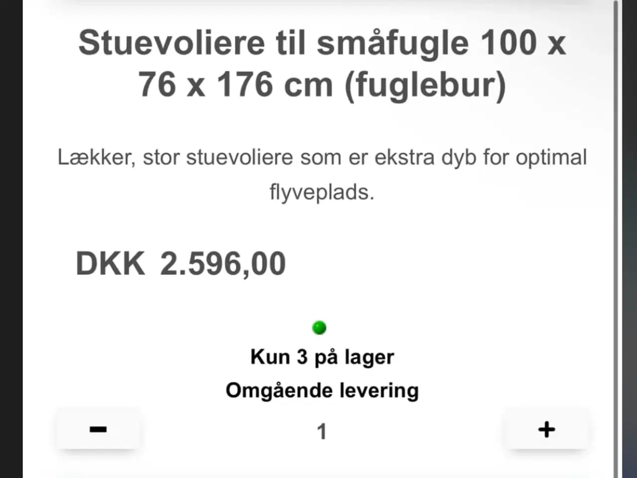 Billede 2 - Fugle med bur 