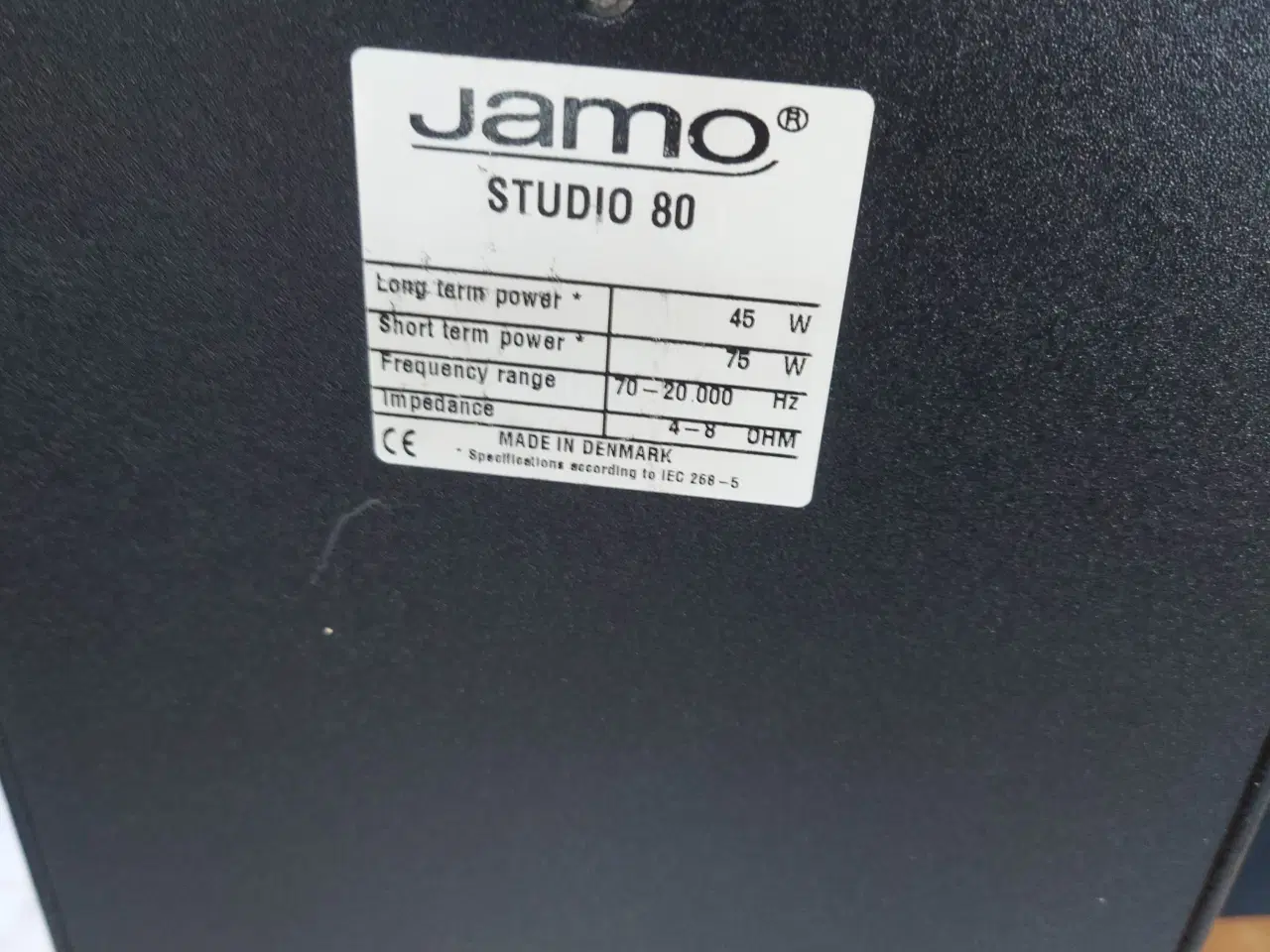 Billede 2 - JAMO STUDIO 80 højttalere 2 stk