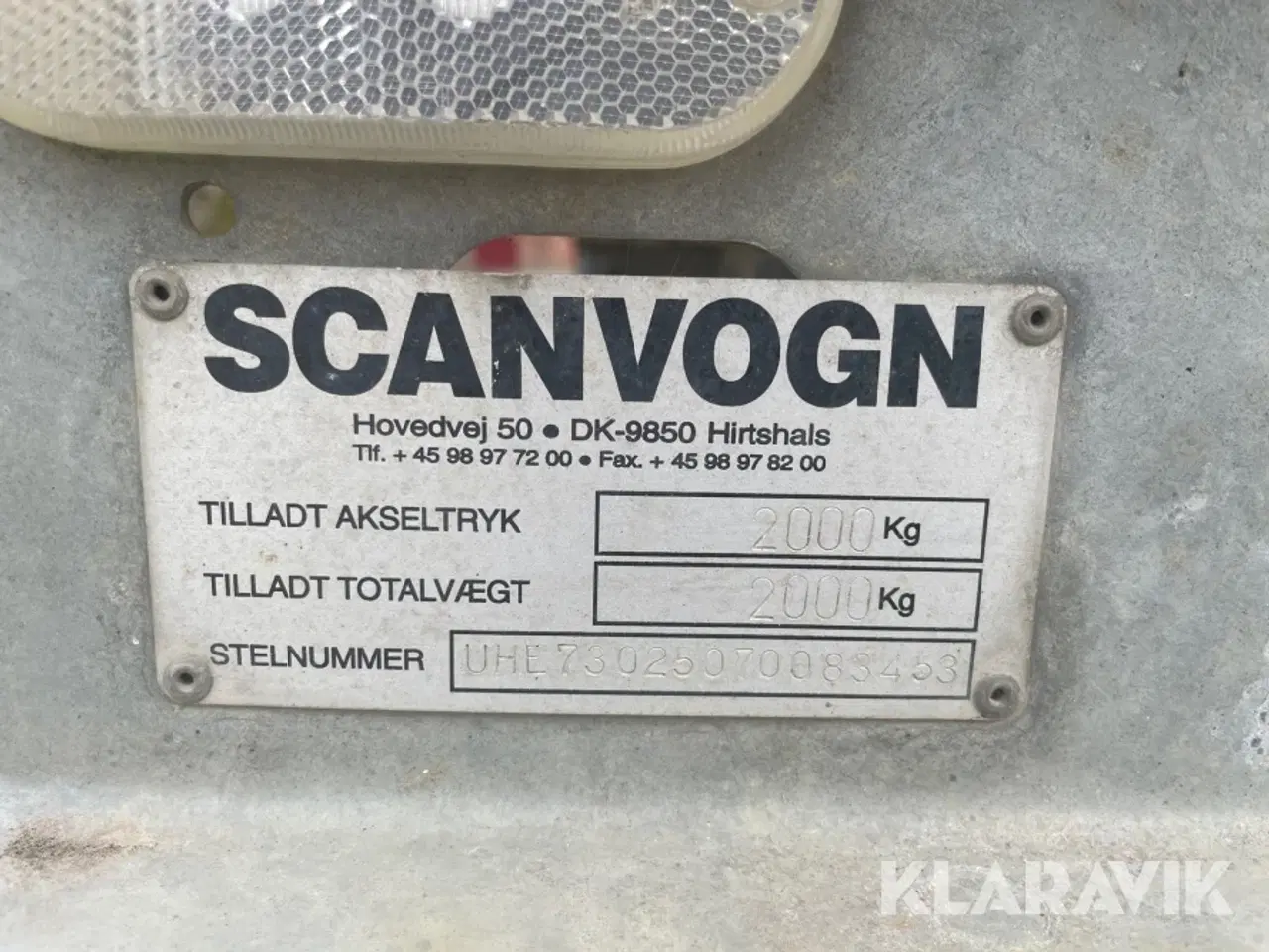 Billede 10 - Skurvogn/mandskabsvogn Scanvogn