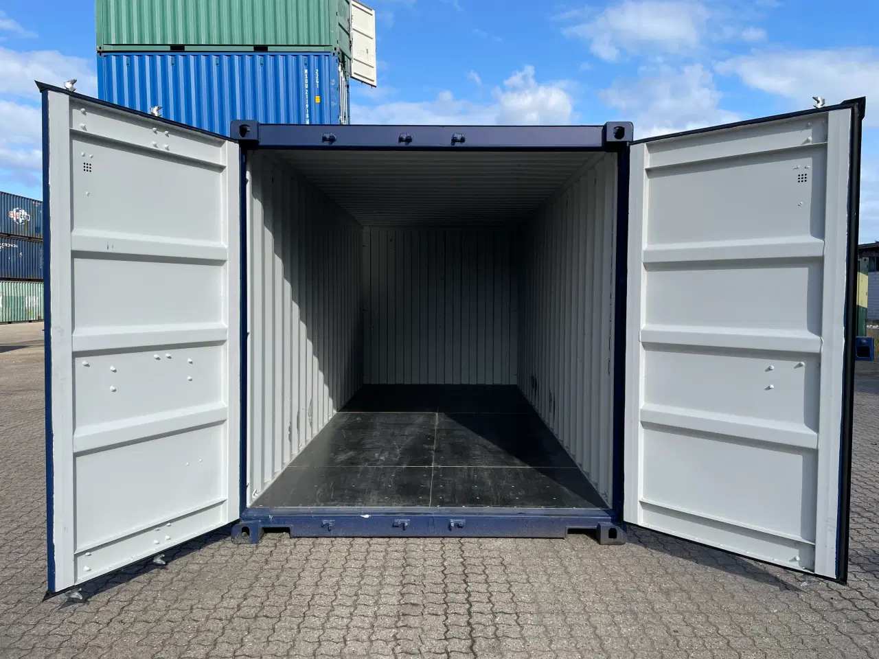 Billede 2 - 20´ fods Container i farve Ral: 5013 nye one way