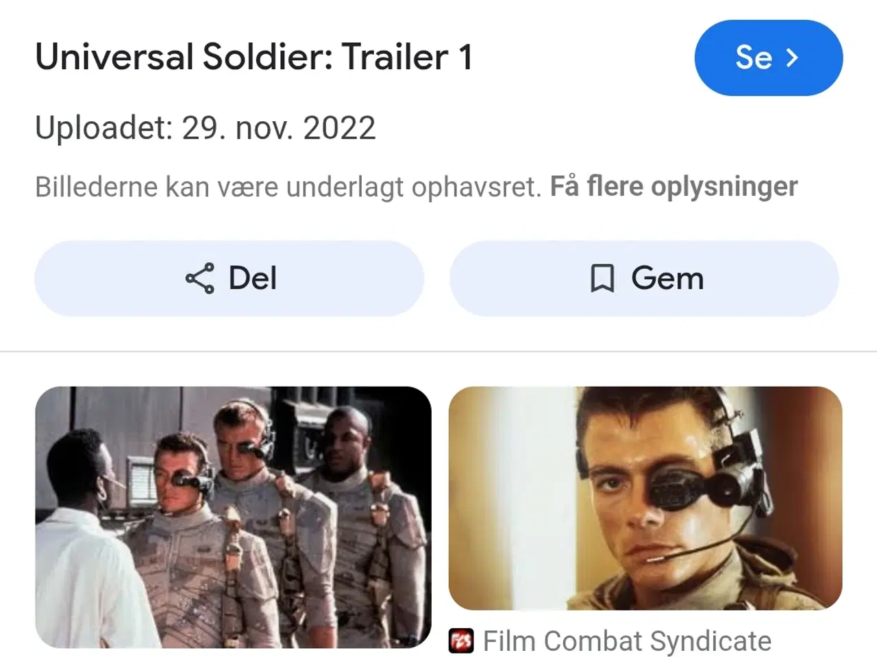 Billede 3 - Blu Ray Van Damme Klassiker 