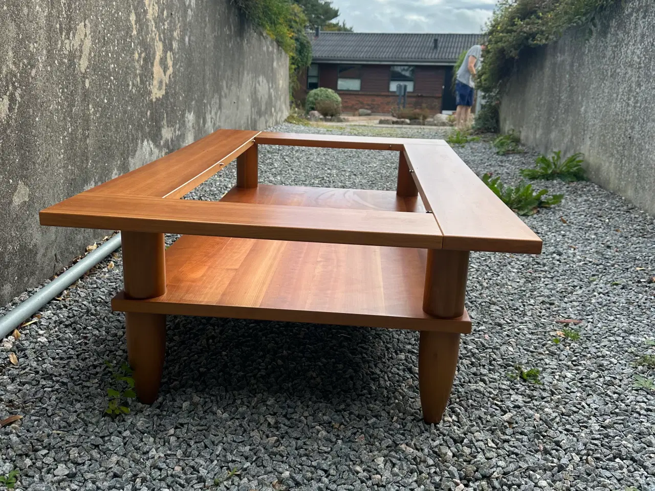 Billede 2 - Sofabord med glasplade B 95 cm - L 150cm - H 48 cm
