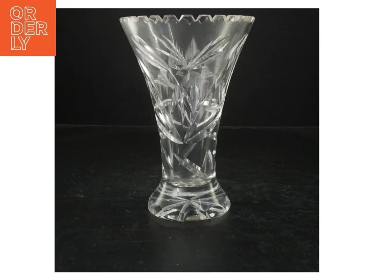 Billede 1 - Klar krystalvase (str. 21 cm)