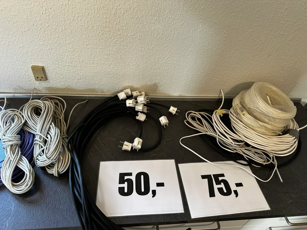 Billede 6 - Diverse kabler sælges stykvis eller i bundter.