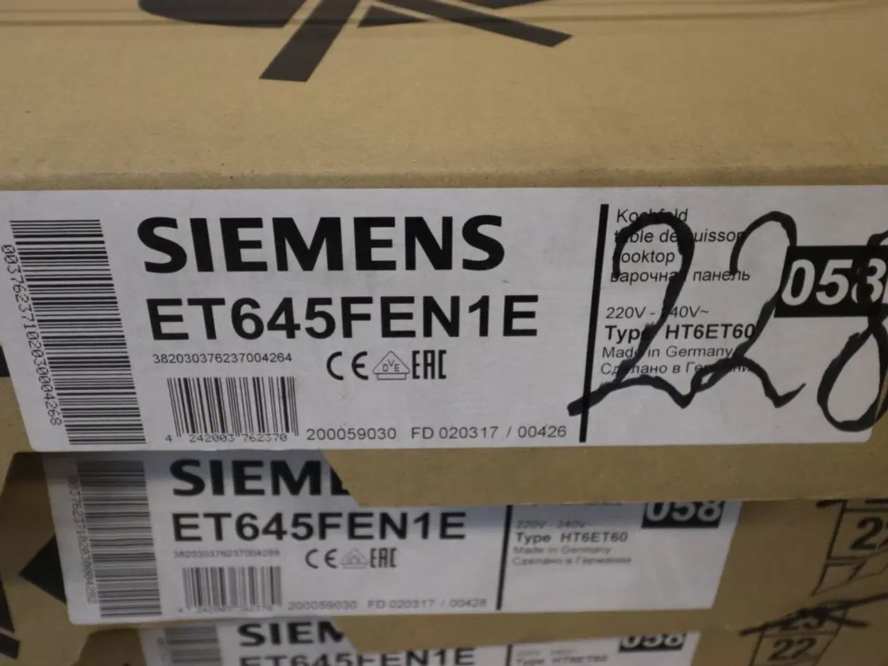 Billede 2 - Glaskeramisk kogeplade Siemens