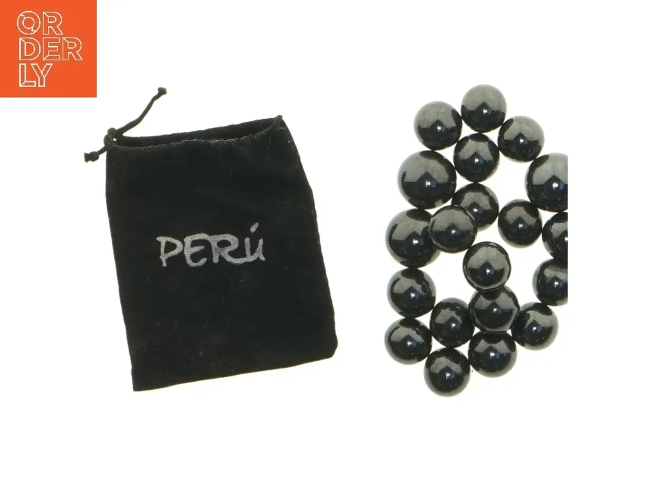 Billede 2 - Magnetkugler med opbevaringspose fra Peru (str. 10 x 7,5 cm)