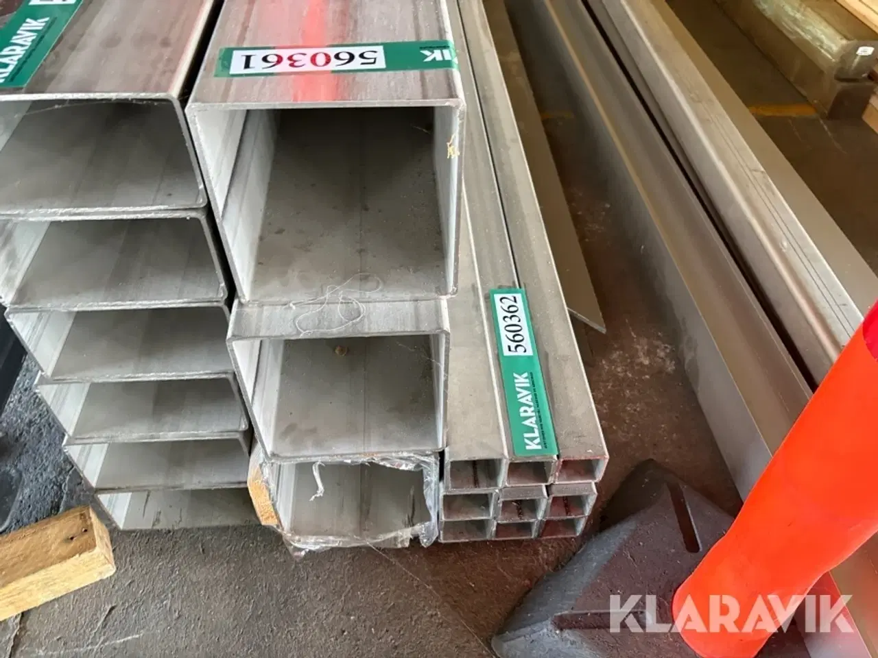 Billede 3 - Rustfri stål profiler firkantet