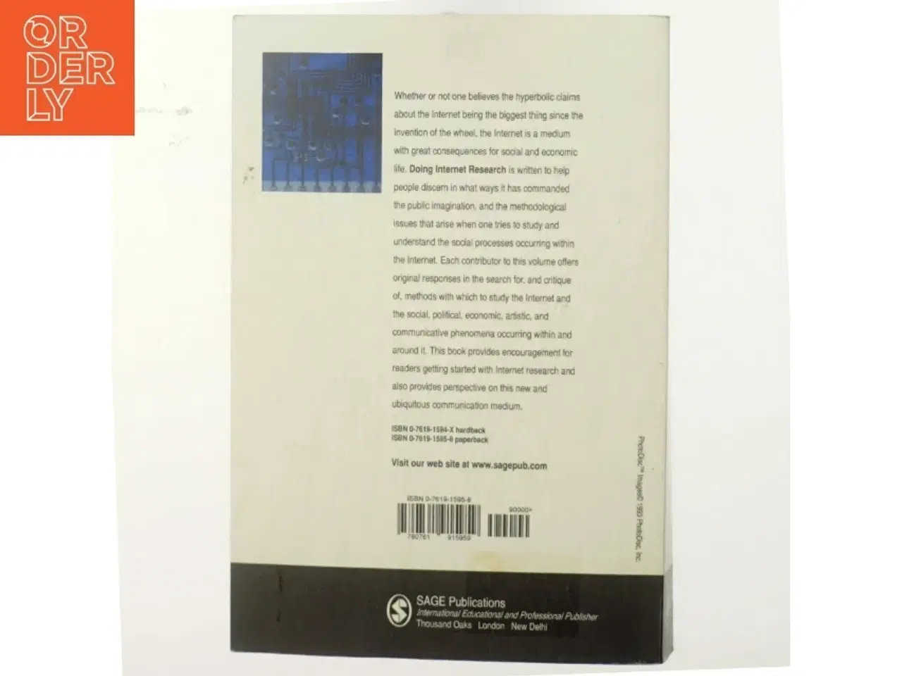 Billede 3 - Doing internet research : critical issues and methods for examining the net af Steven G. Jones (Bog)