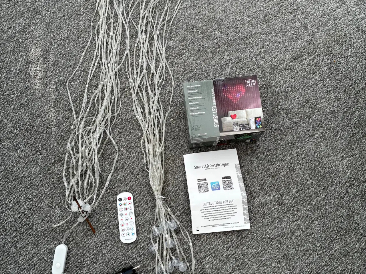 Billede 2 - LED lyskæde gardin med 400 lamper
