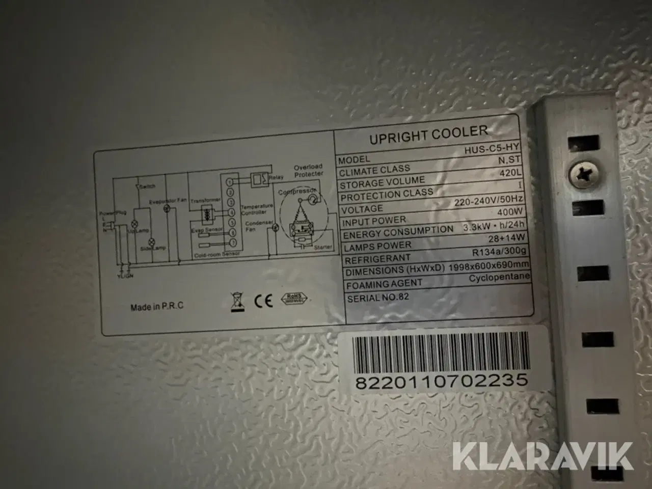 Billede 9 - Industrikøleskab Husky HUS-C5-HY