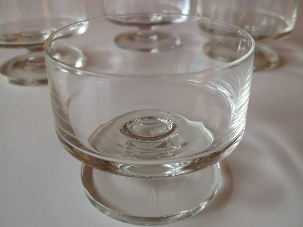 Billede 2 - 4 Holmegaard Stub champagne-/dessertskåle 