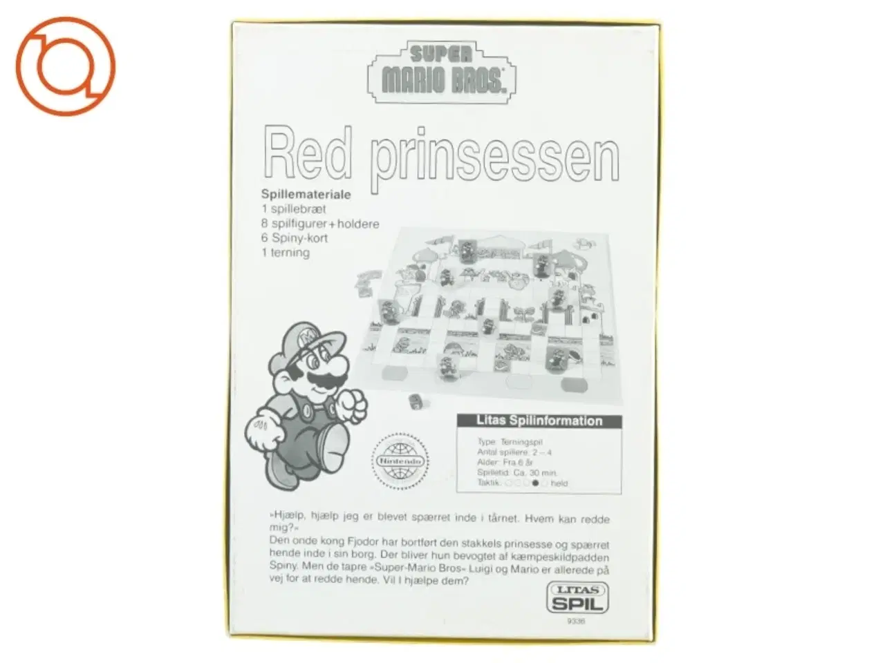 Billede 3 - Super mario bros red prinsessen fra Lrtas Spil (str. 27 x 19 cm)