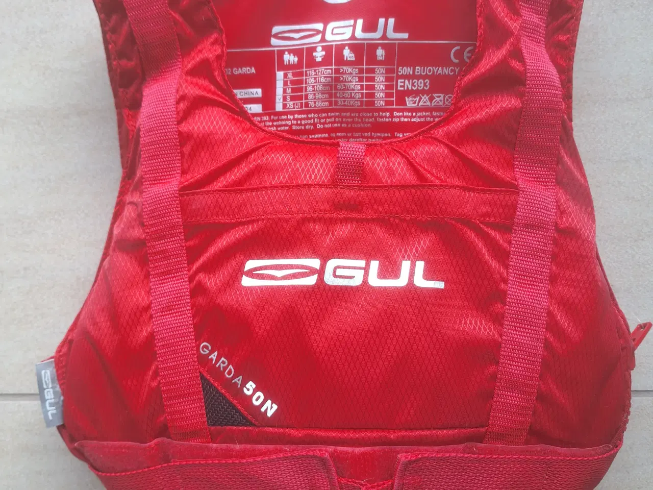 Billede 1 - Opdriftsvest GUL Garda Str. S 50N