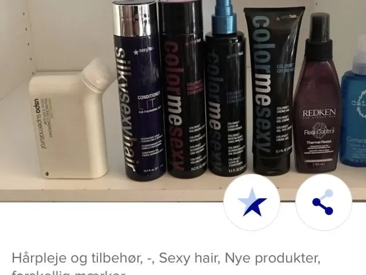 Billede 1 - Hårprodukter