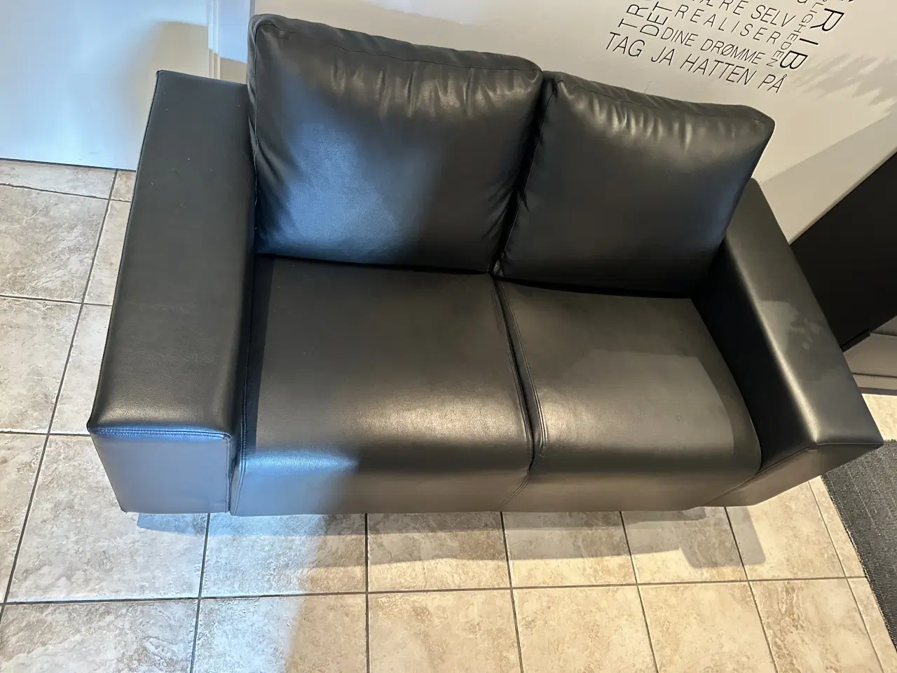 Billede 1 - Sofa i kunstlæder