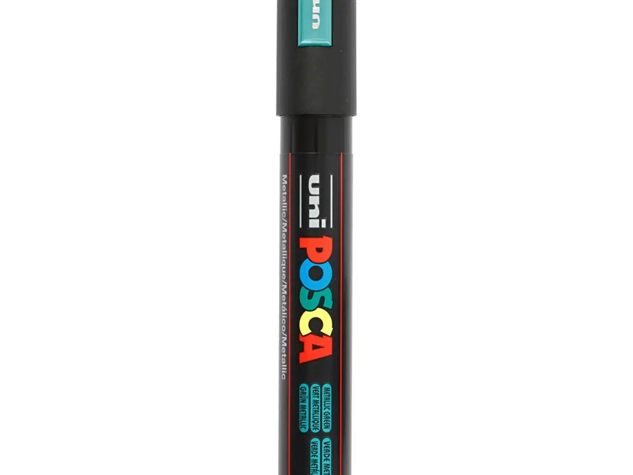 Billede 1 - Posca Tusch, PC-5M, streg 2,5 mm, medium, metal grøn, 1 stk.