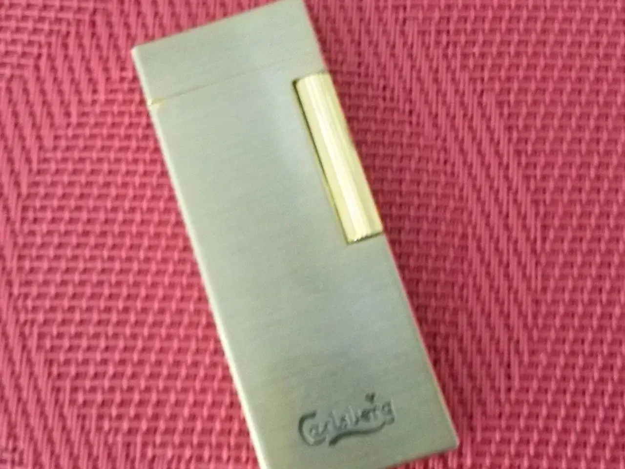 Billede 1 - Lighter model Carlsberg-slank-forgyldt 