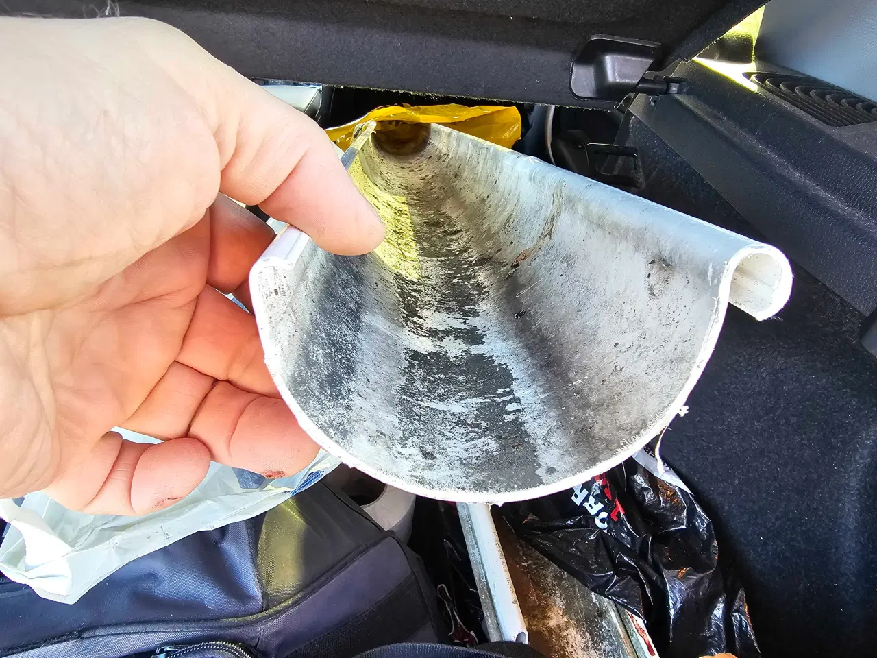 Billede 1 - KØBES Icopal tagrende 5" hvid gerne m. endestykker