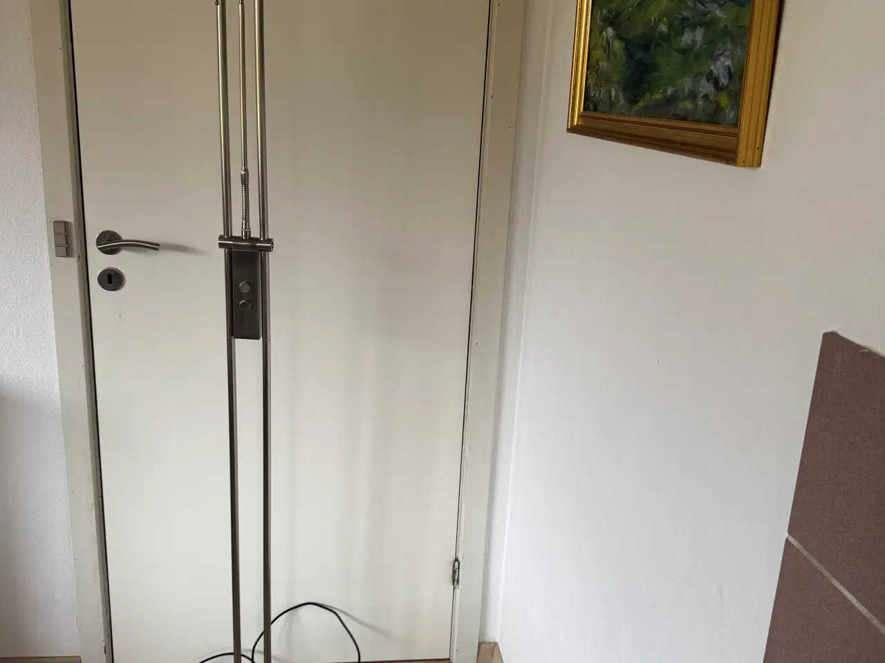 Billede 1 - Standerlampe stål