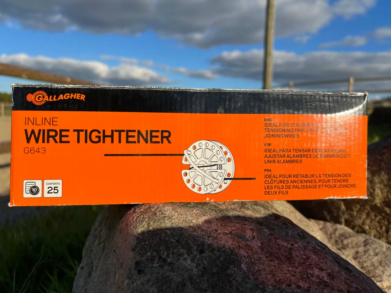 Billede 2 - Trådstrammere til EL-hegn fra Gallagher 25 stk.