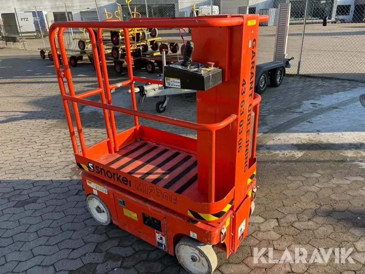 Billede 3 - Søjlelift Snorkel M1230E