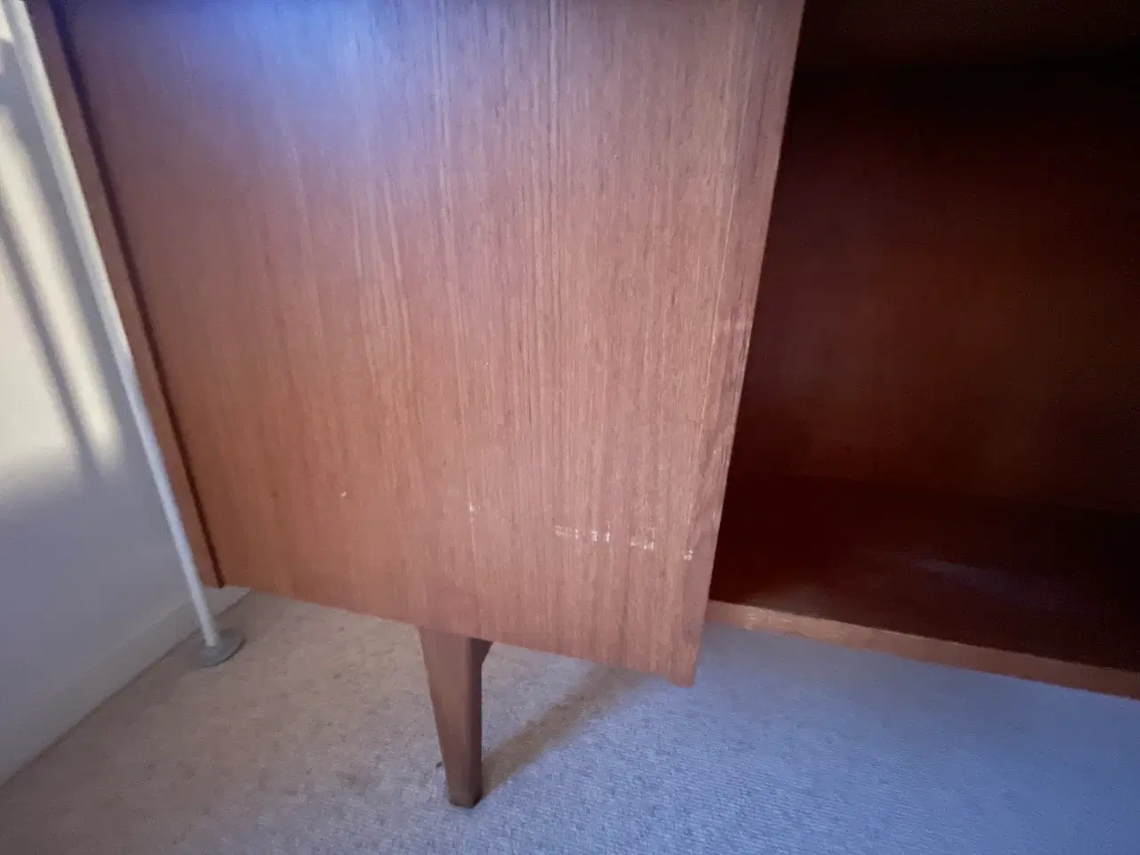 Billede 5 - Retro skrivebord i teaktræsfiner. 