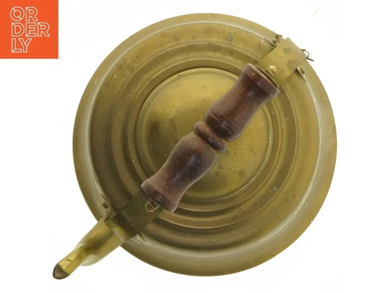 Billede 5 - Vintage tekande i messing (str. Ø 18x13 cm)