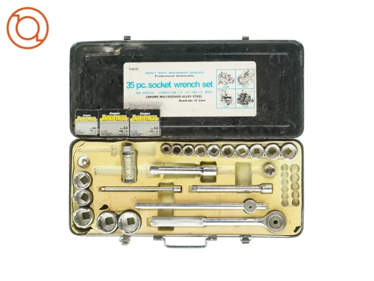Billede 1 - 35 pc. socket wrench set fra Kinzo (str. LBH:44x18x5cm)