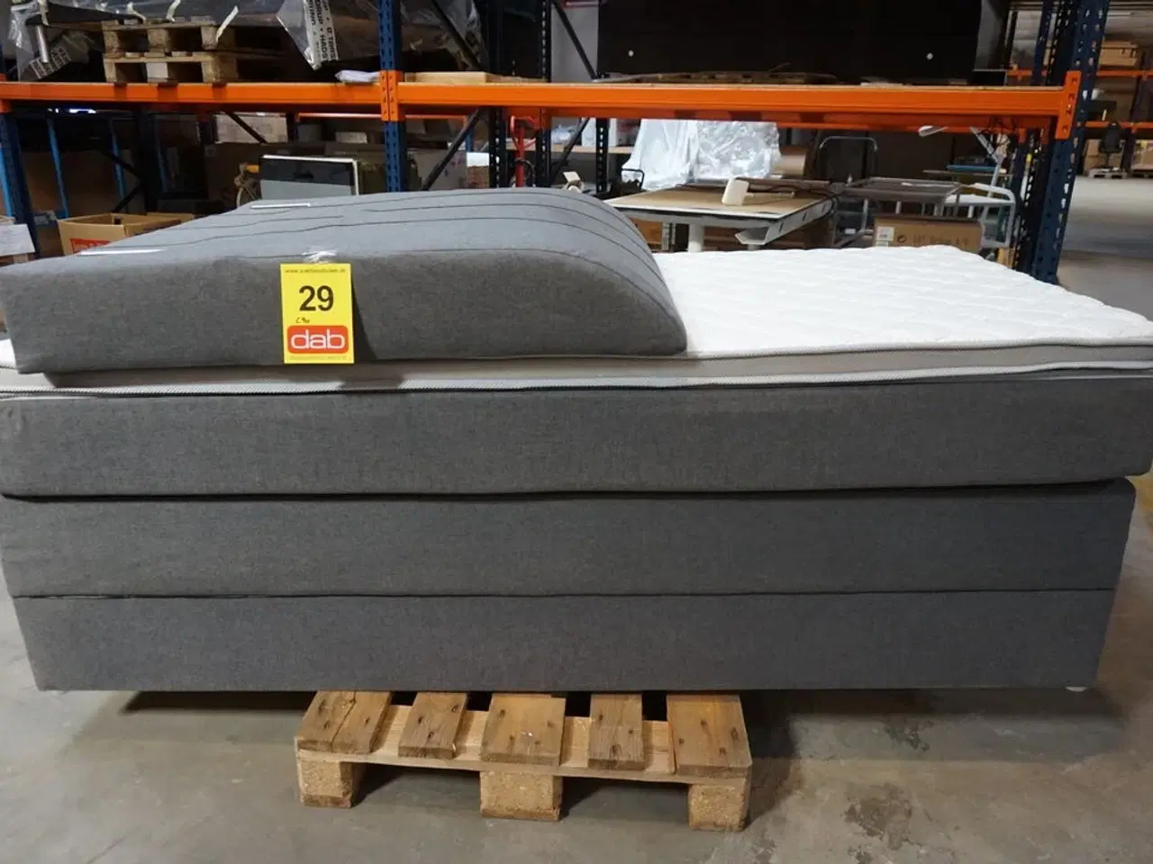 Billede 3 - Nordisk Fjer C90 kontinentalseng med opbevaring 100x200 cm