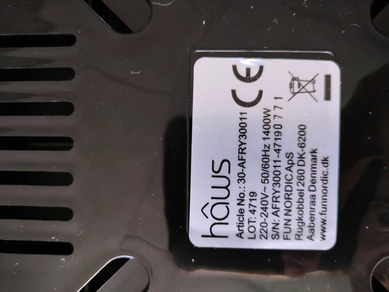 Billede 6 - Helt ny Hâws Airfryer – 4,2 liter (ubrugt)