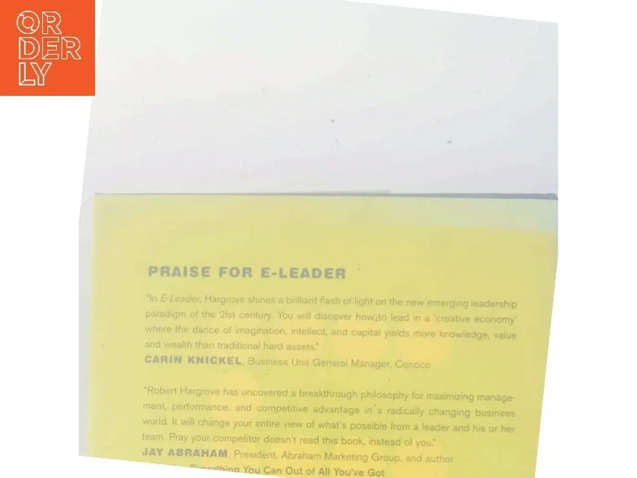 Billede 3 - E-Leader af Robert Hargrove (Bog)