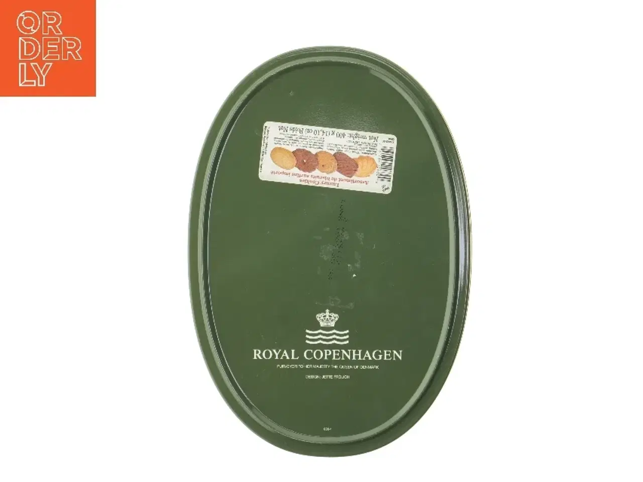 Billede 4 - Dekorativ julekagedåse fra Royal Copenhagen (str. 4,5xØ 32xØ 22 cm)
