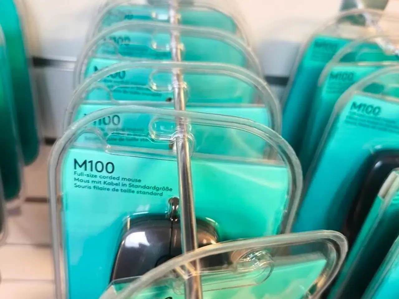 Billede 1 - 6 stk. LOGITECH M100 mus (ubrugt)