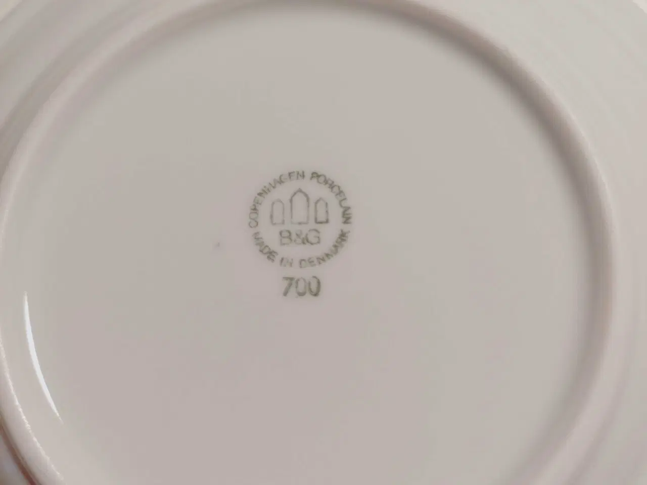 Billede 2 - 6 B&G "blå tone" desserttallerkner