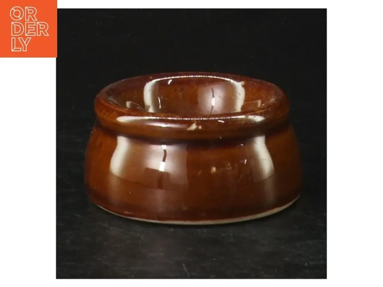 Billede 1 - Keramisk holder til fx fyrfadslys (str. Ø 8 cm)