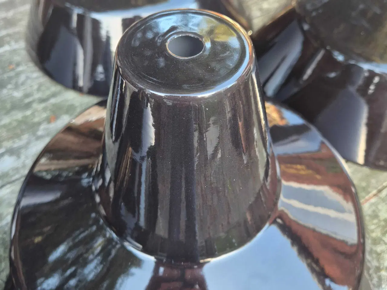 Billede 7 - Sorte emaljerede værkstedspendler 