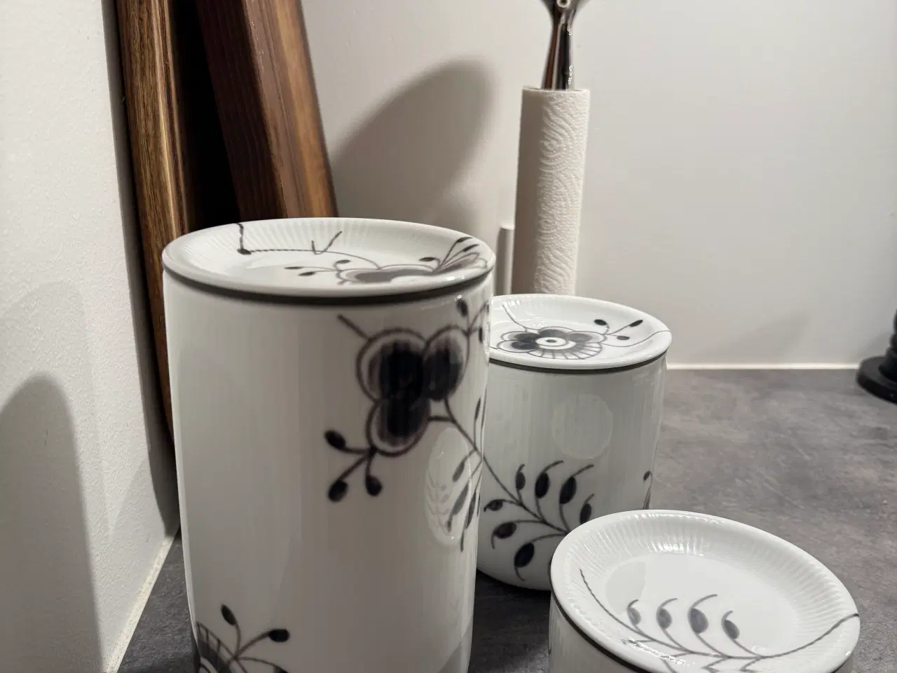 Billede 3 - Royal Copenhagen – Sort Mega Riflet – BYD 