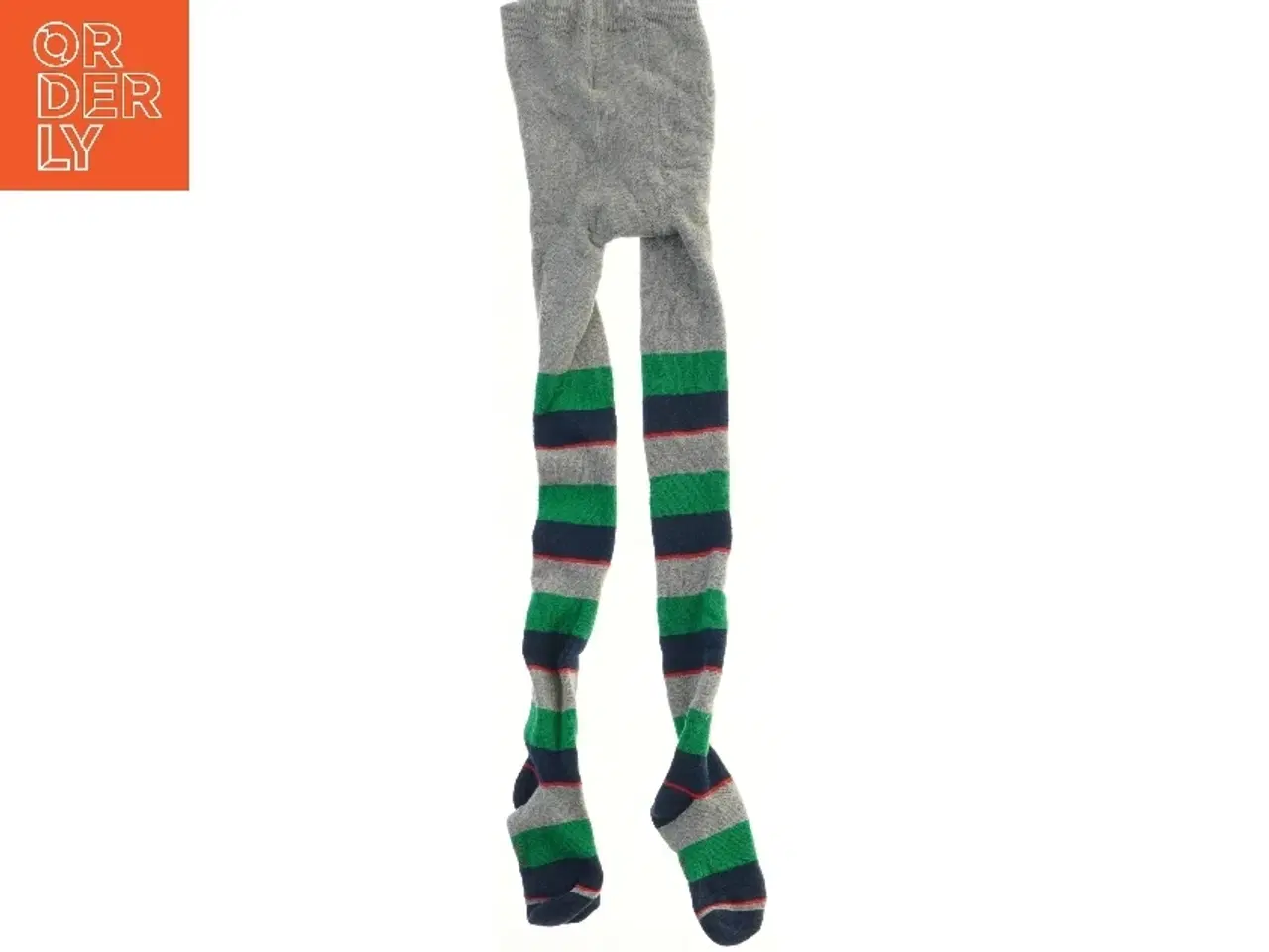 Billede 2 - Strikkede strømpebukser med farverige striber fra Lupilu (str. 110)